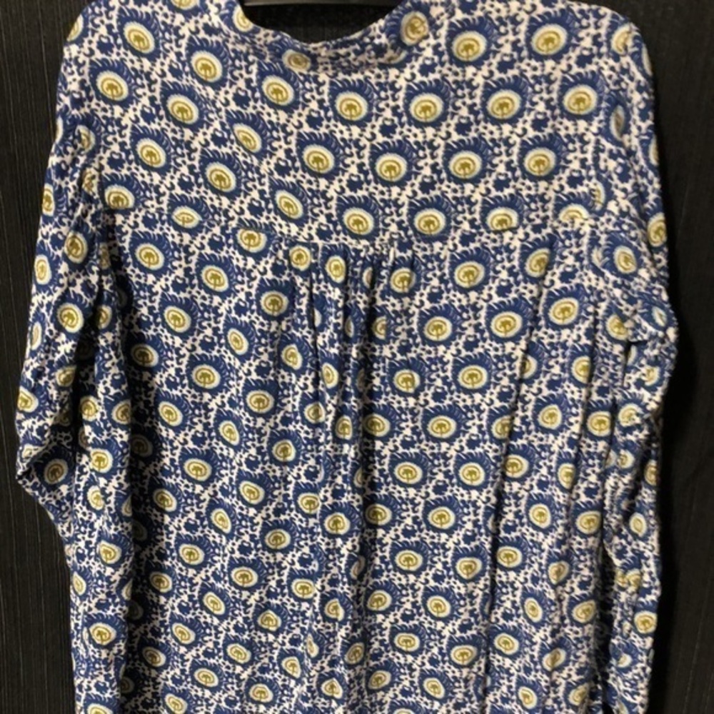 Rock Flower Paper popover tunic‎ blouse size small - Picture 4 of 5